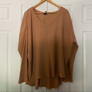 Oversized Waffle Shirt